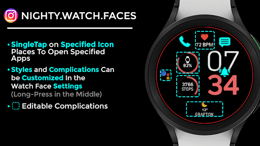 Night 30 - watch face screenshot 16