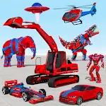 Cover Image of Herunterladen Bagger-Roboter-Auto-Spiel: Dino 1.6.4 APK