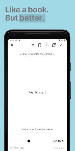Android application Serial - Speed Reading screenshort