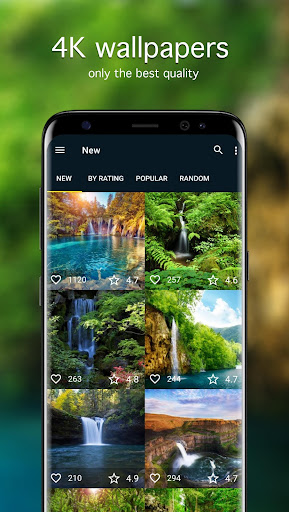 Screenshot of Waterfall Wallpapers 4K