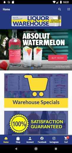 Android application North Smithfield Liquor Wareho screenshort