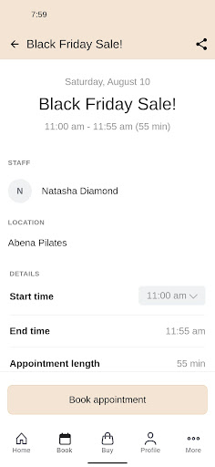 Abena Pilates Screen 3