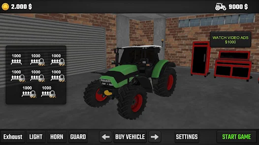 Real Tractor Farming Test 3D 2