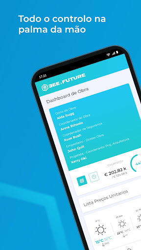 Android application Bee2Future screenshort