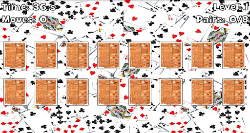 Match Cards Pairs Screen 3