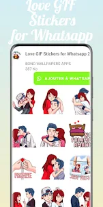 Love GIF Stickers for Whatsapp