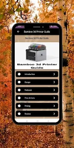 Bamboo 3d Printer Guide