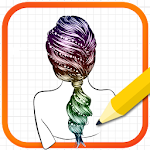 Cover Image of Download Learn How to Draw : Paint Hair  APK