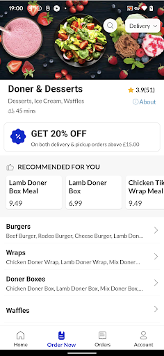 Doner and Desserts