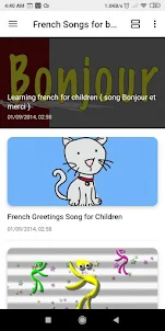 Learn french with music