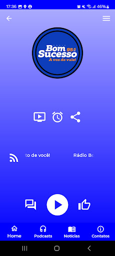 Android application Rádio Bom Sucesso screenshort