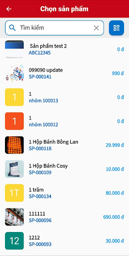 MasterPro Kiểm Kê Screen 3