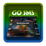 Dark fractal SMS Art icon