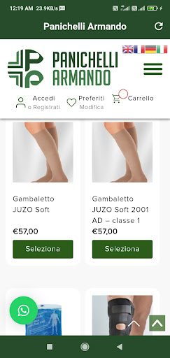 Sanitaria Panichelli Screen 2