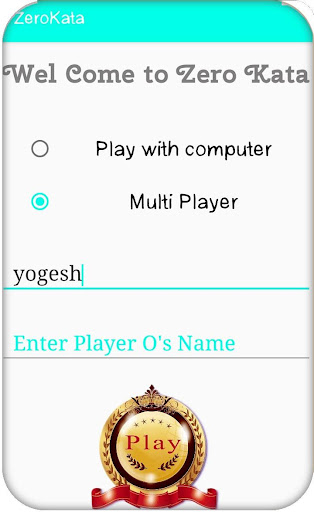 Android application ZeroKata screenshort