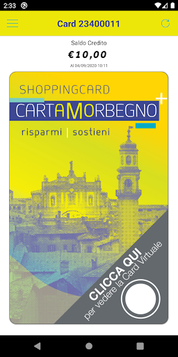 Android application CARTAMORBEGNO screenshort