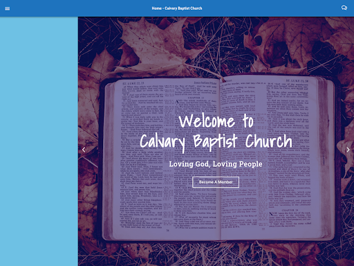 Calvary Baptist Church Screen 3