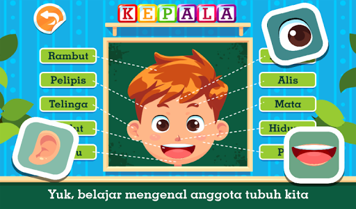 Screenshot of Marbel Belajar Bagian Tubuh