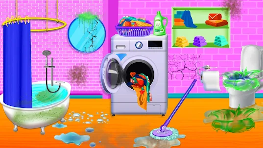 Barbie kitchen cleaning games deals