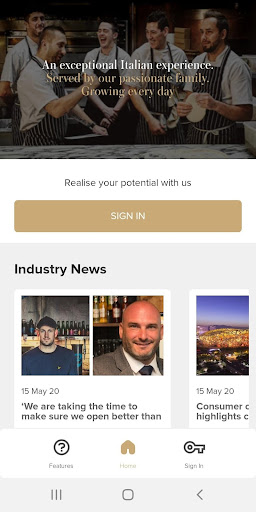 Android application My Gusto screenshort