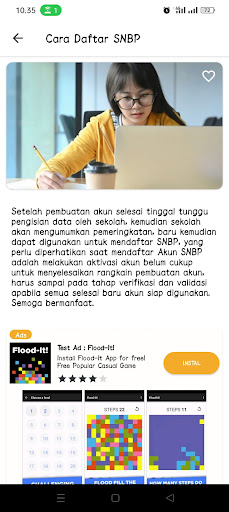 Cara Daftar Snbp Screen 2