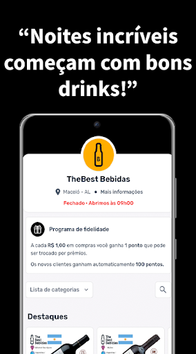 Android application Thebest Bebidas - Maceió screenshort
