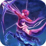 Anime centaur and mermaid LWP icon