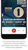 screenshot of Podomatic Podcast & Mix Player