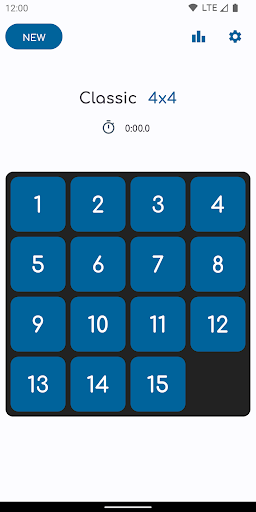 Android application Fifteen screenshort