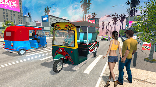 Grand Tuk Tuk Auto Rickshaw 3D apklade screenshots 2