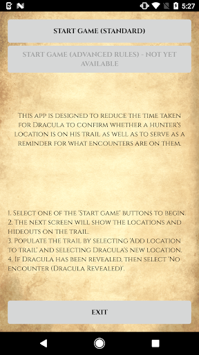 Android application DracTrac screenshort