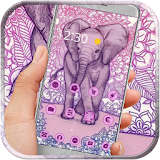 Baby Elephant in Pink icon