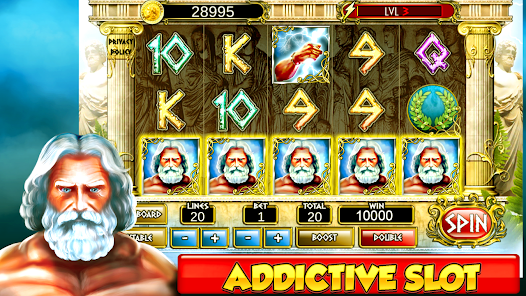 Slot Machine: Zeus Mod + Apk(Unlimited Money/Cash) screenshots 1