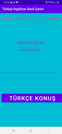 Türkçe ve 6 Dilde Sesli Çeviri Screen 2