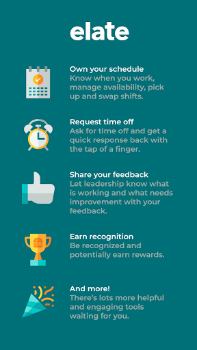 Android application Elate: Level up your workplace screenshort