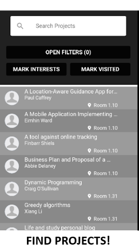 Android application UCC Tradeshow Guidance App screenshort