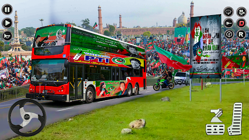 Imran Khan Election Bus Sim 3D Screen 3