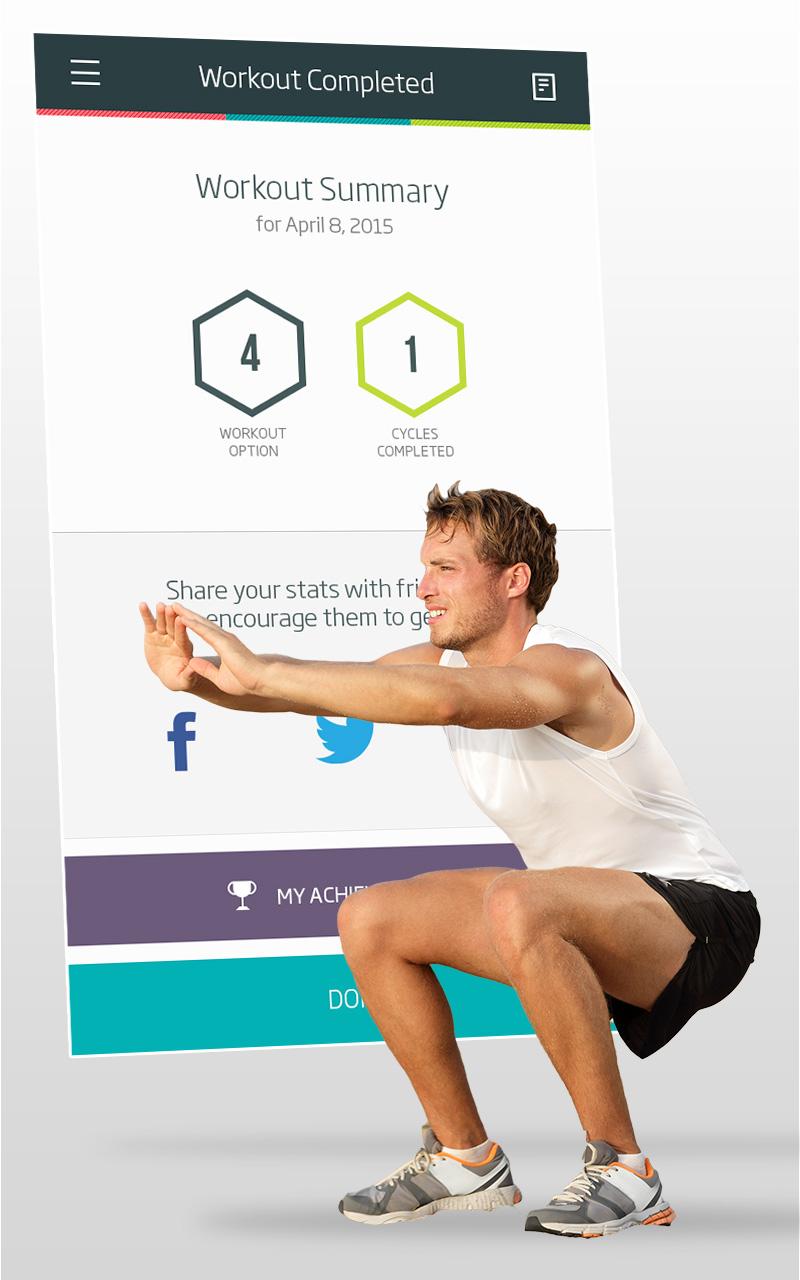 Android application 7 Minute Workout - HIIT Weight Loss Fat Burner screenshort