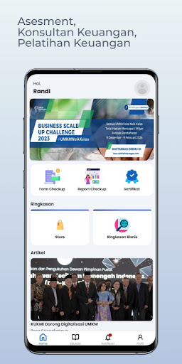 Android application Dokter Keuangan screenshort