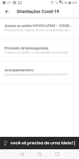 Comitê Local Fafich UFMG Covid Screen 3
