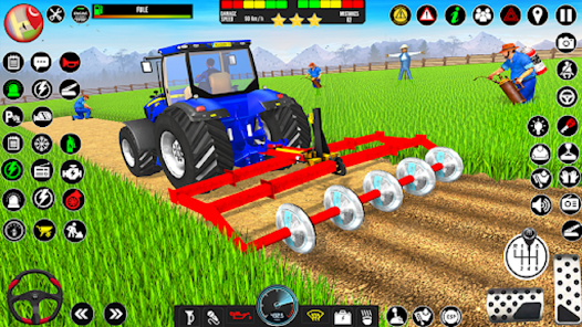Tractor farming Tractor Game 1.0.38 APK + Mod (Unlimited money) untuk android