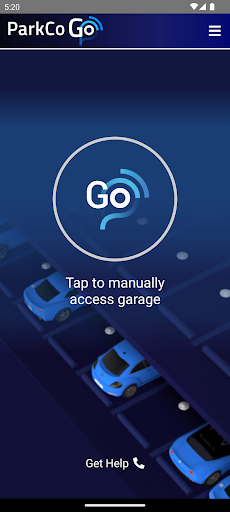 Android application ParkCo GO screenshort