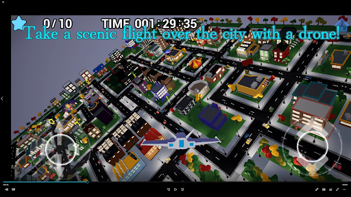 Android application Drone City Flight screenshort