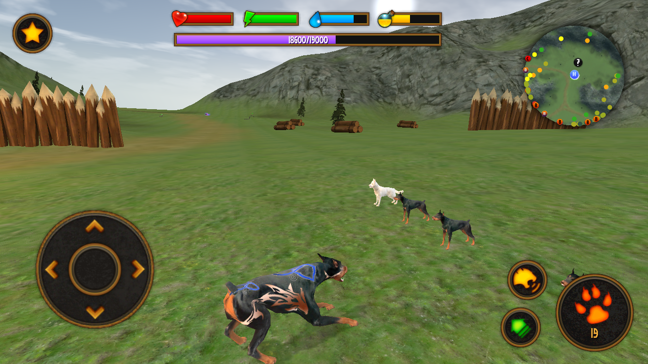 Android application Clan of Dogs screenshort
