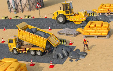 建設トラックゲーム3d