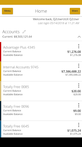 Columbia Bank Business Banking Screen 3