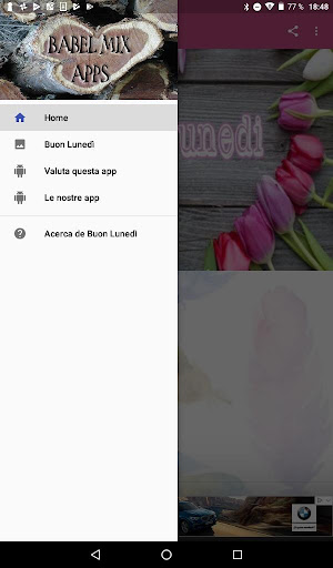 Android application BUON INIZIO SETTIMANA, LUNEDI' screenshort