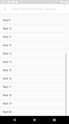 Android application DMV Practice Test NM 2023 screenshort