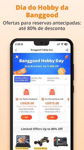 Banggood - Compra Online Captura de Tela do Aplicativo Android 2