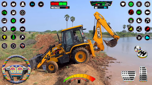 Snow Excavator Game - JCB Game screenshot 16